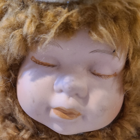 Vintage 2 Poreclain Face Stuffed Animals - Picture 6 of 8